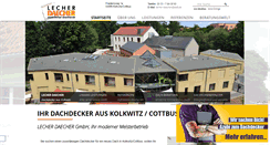 Desktop Screenshot of lecher-daecher.de