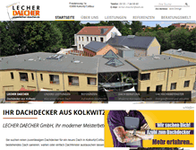 Tablet Screenshot of lecher-daecher.de